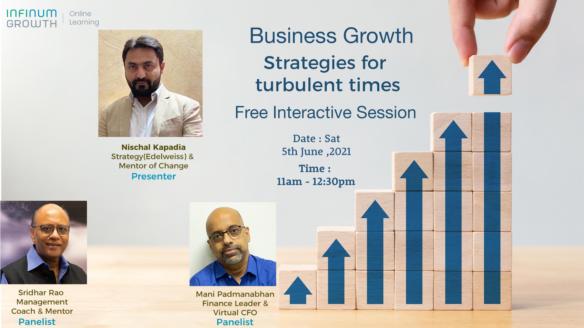 Business Growth : Strategies for turbulent times – Free Interactive Session