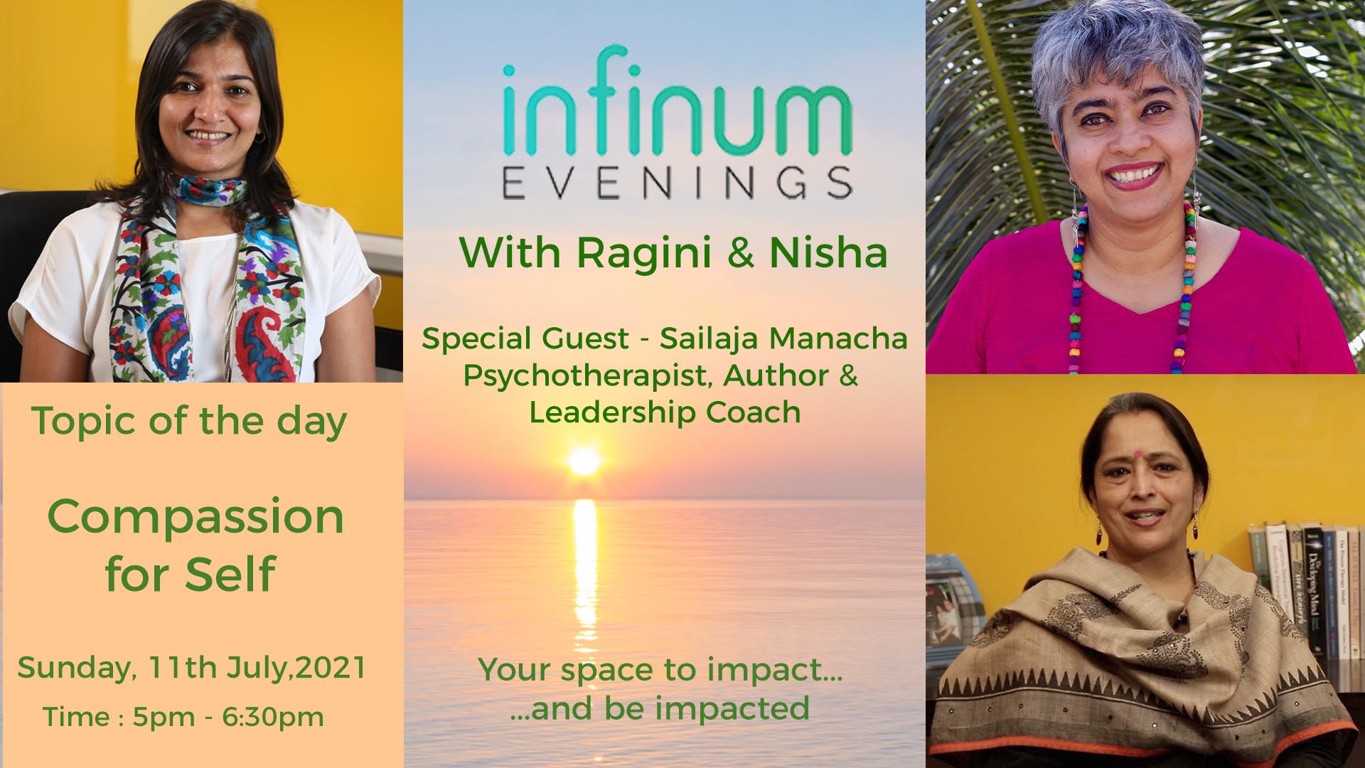 Infinum Evenings : Compassion for Self – 11th July, 2021