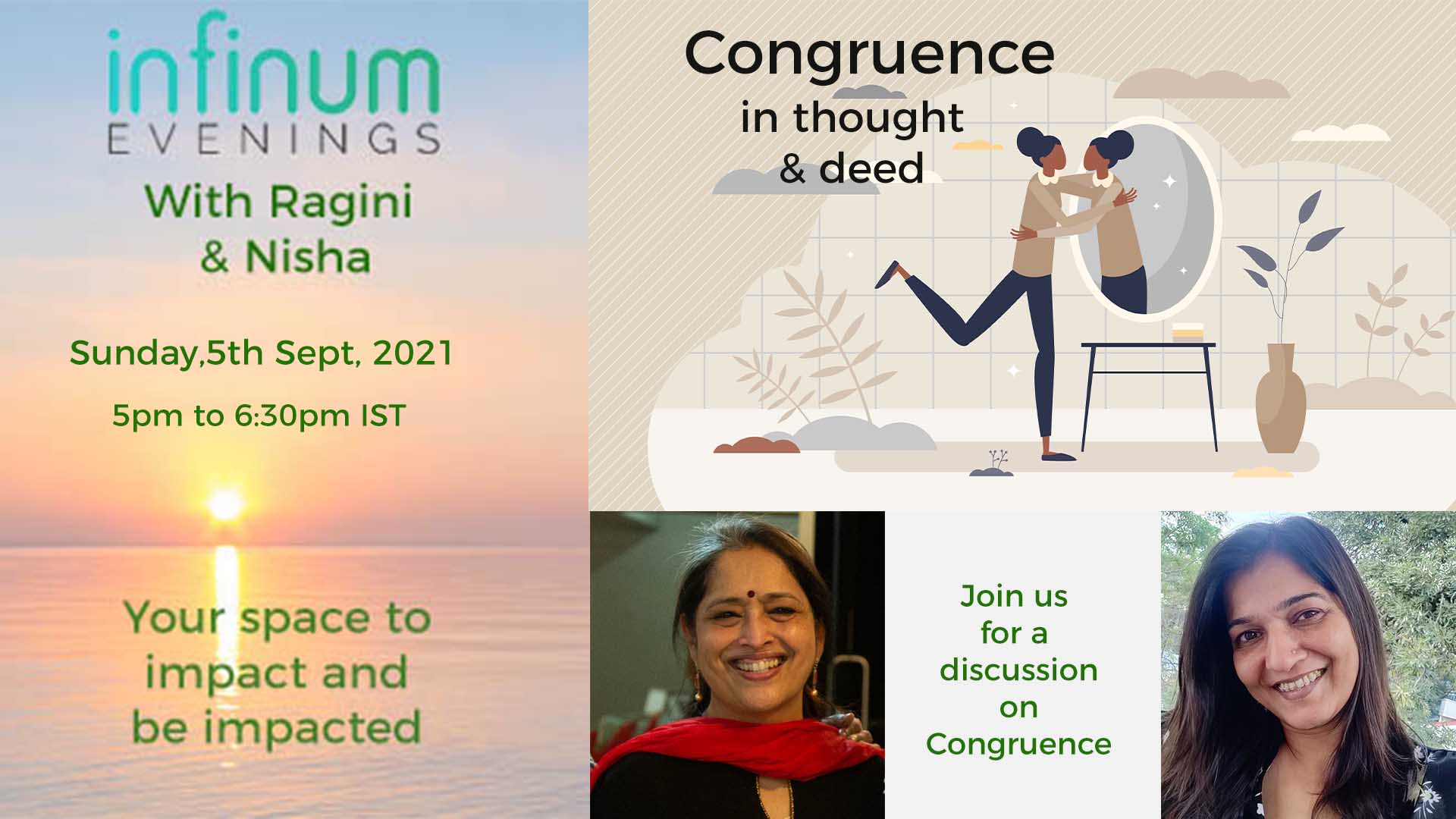 Infinum Evenings: Congruence in thought & deed : 5th Sept, 2021