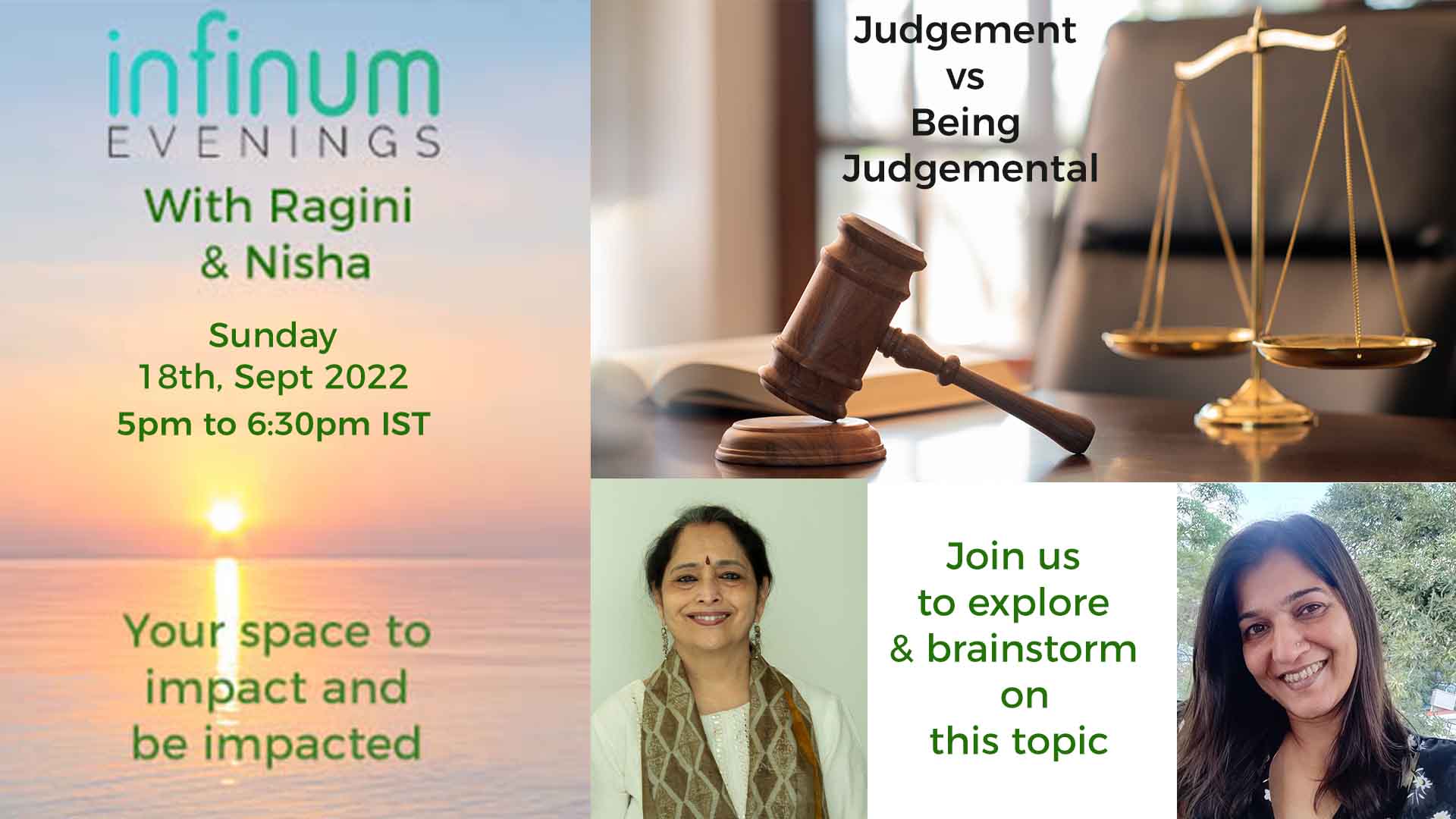 Infinum Evenings: Judgement vs Being Judgemental; An Interactive Session