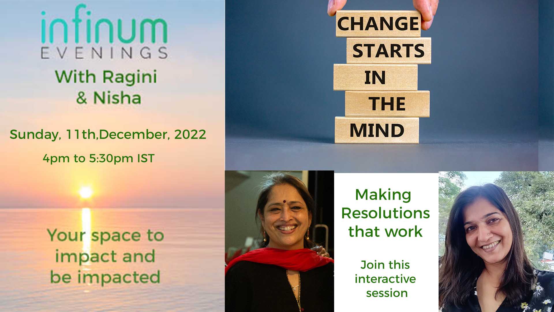 Infinum Evenings : Making Resolutions that Work; An interactive Session