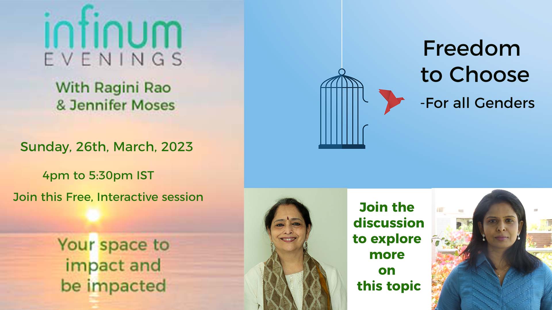 Infinum Evenings : Freedom to Choose – For all Genders An interactive Session.