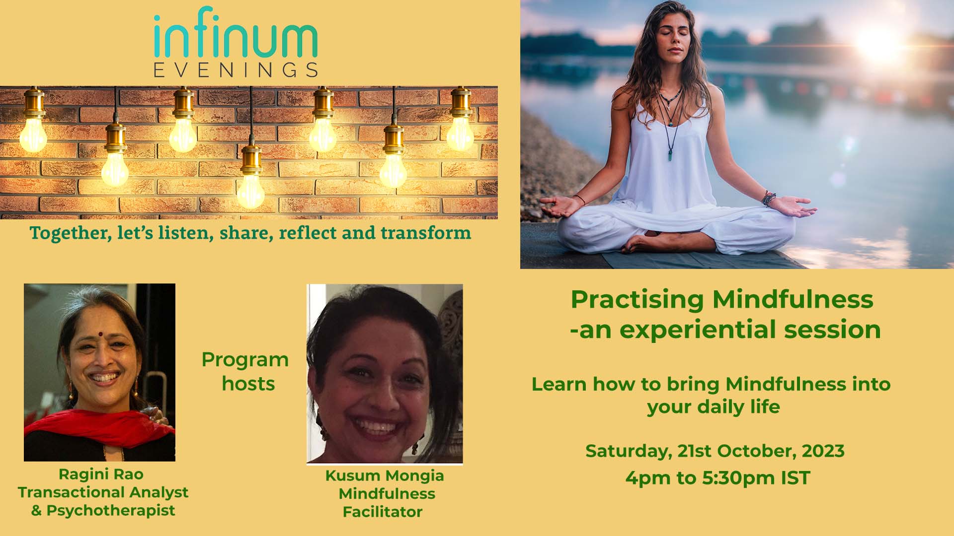 Infinum Evenings : Practising Mindfulness – an experiential session