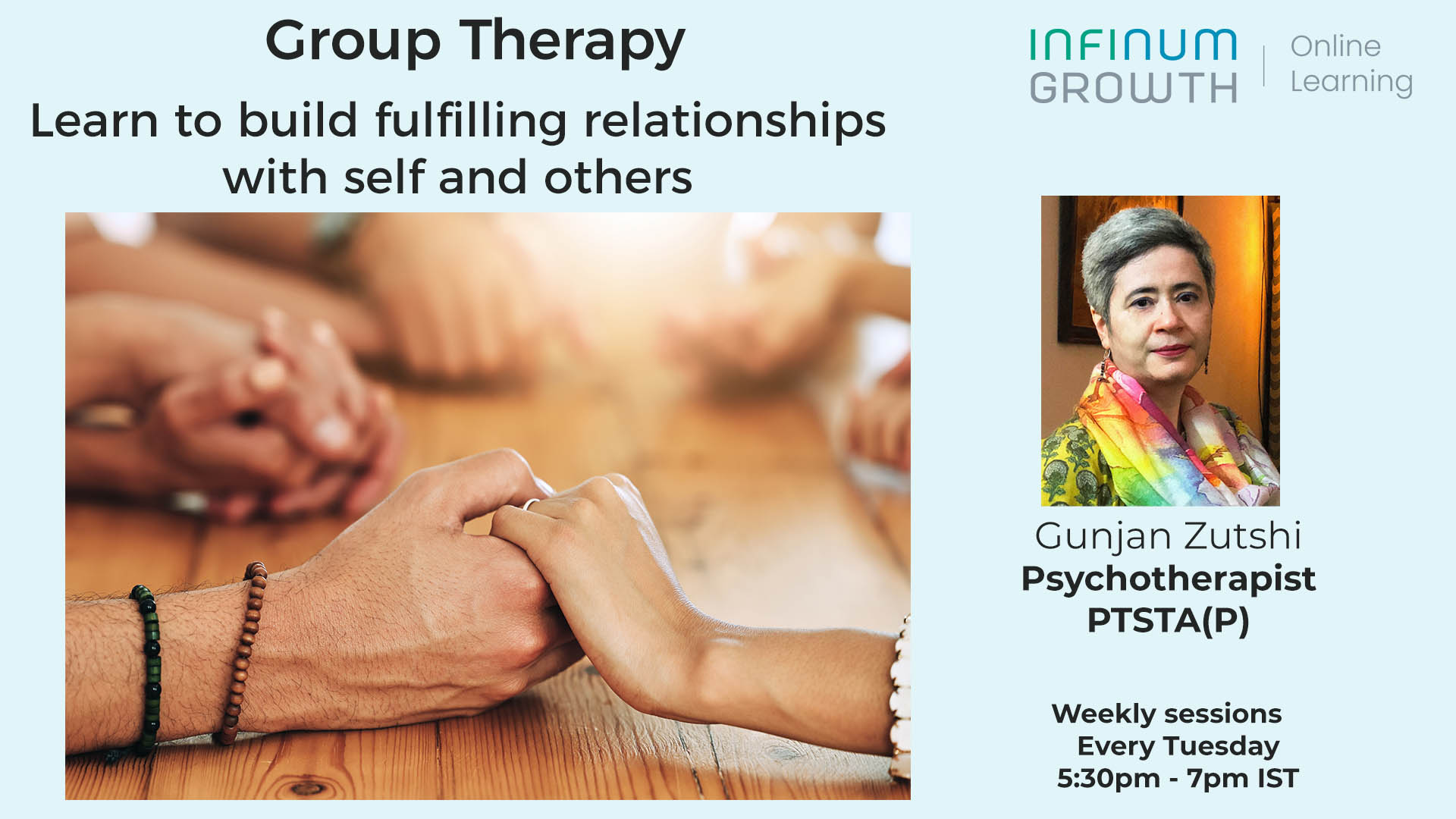 Group Therapy – Learn to build fulfilling relationships with Self and Others