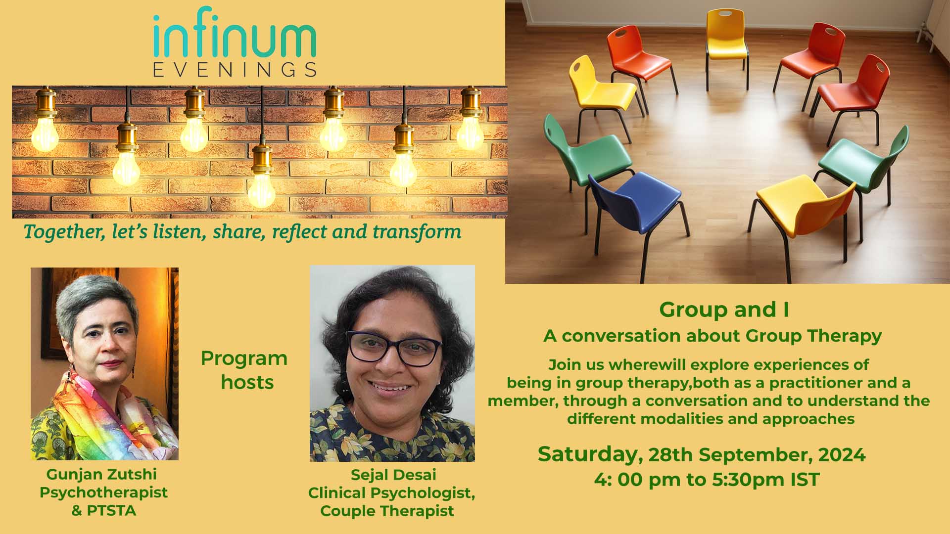 Infinum Evenings – Group and I : A conversation about Group Therapy