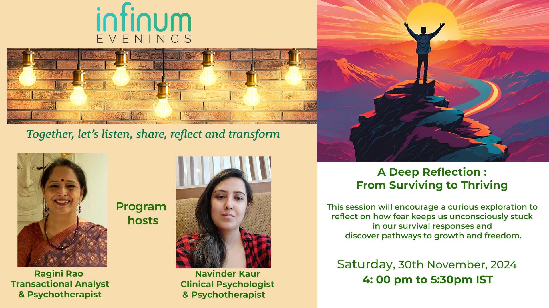 Infinum Evenings – A Deep Reflection: From Survival to Thriving.