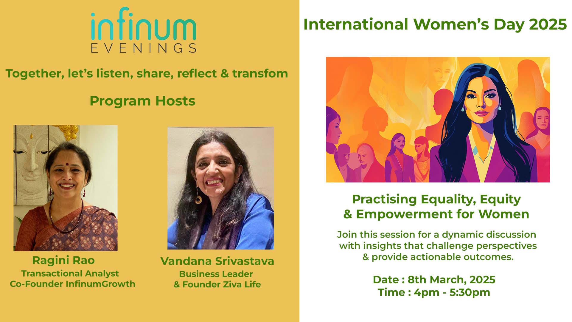 Infinum Evenings : Practising Equality, Equity & Empowerment for Women