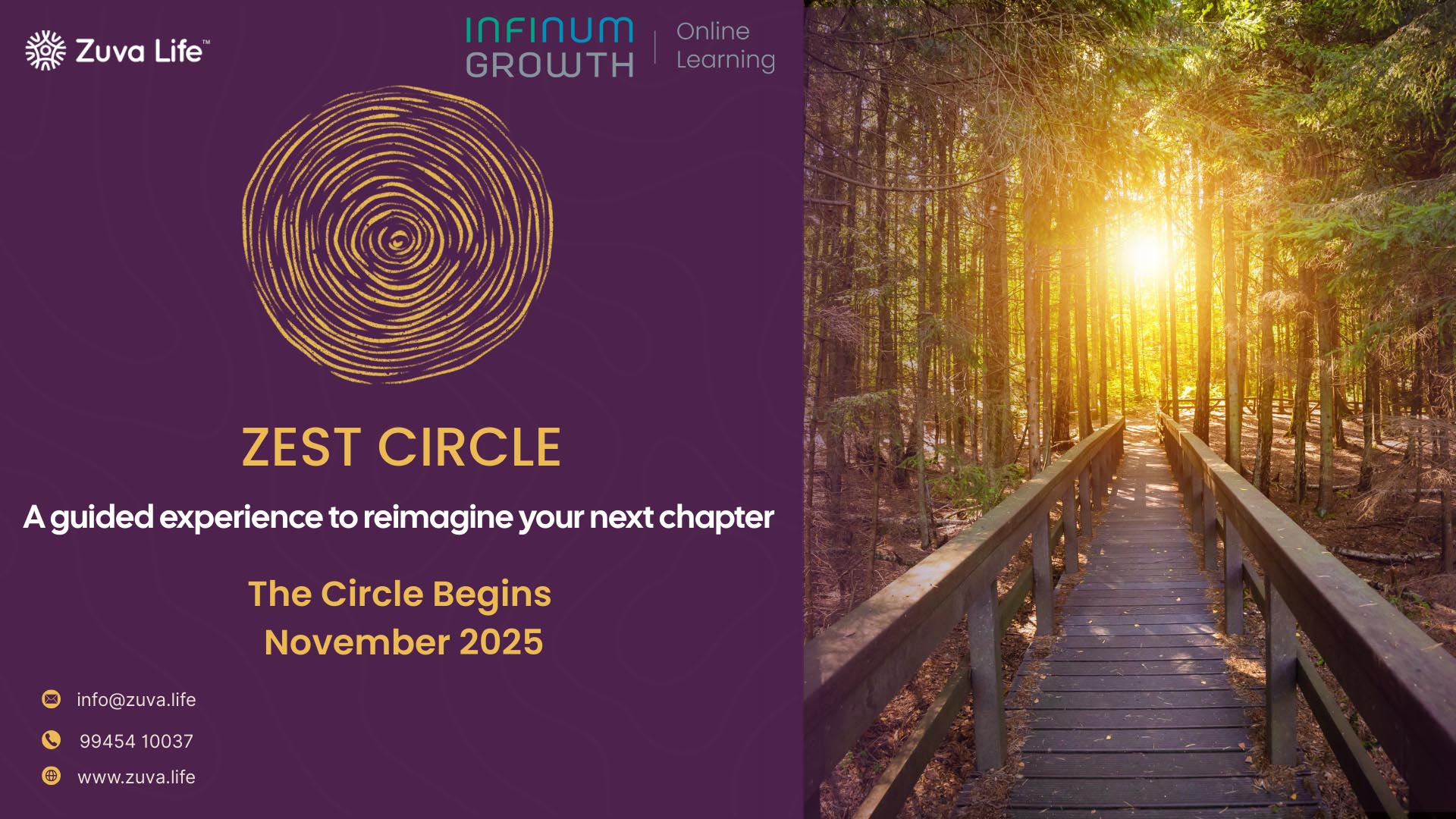 Zest Circle – A guided experience to reimagine your Next Chapter