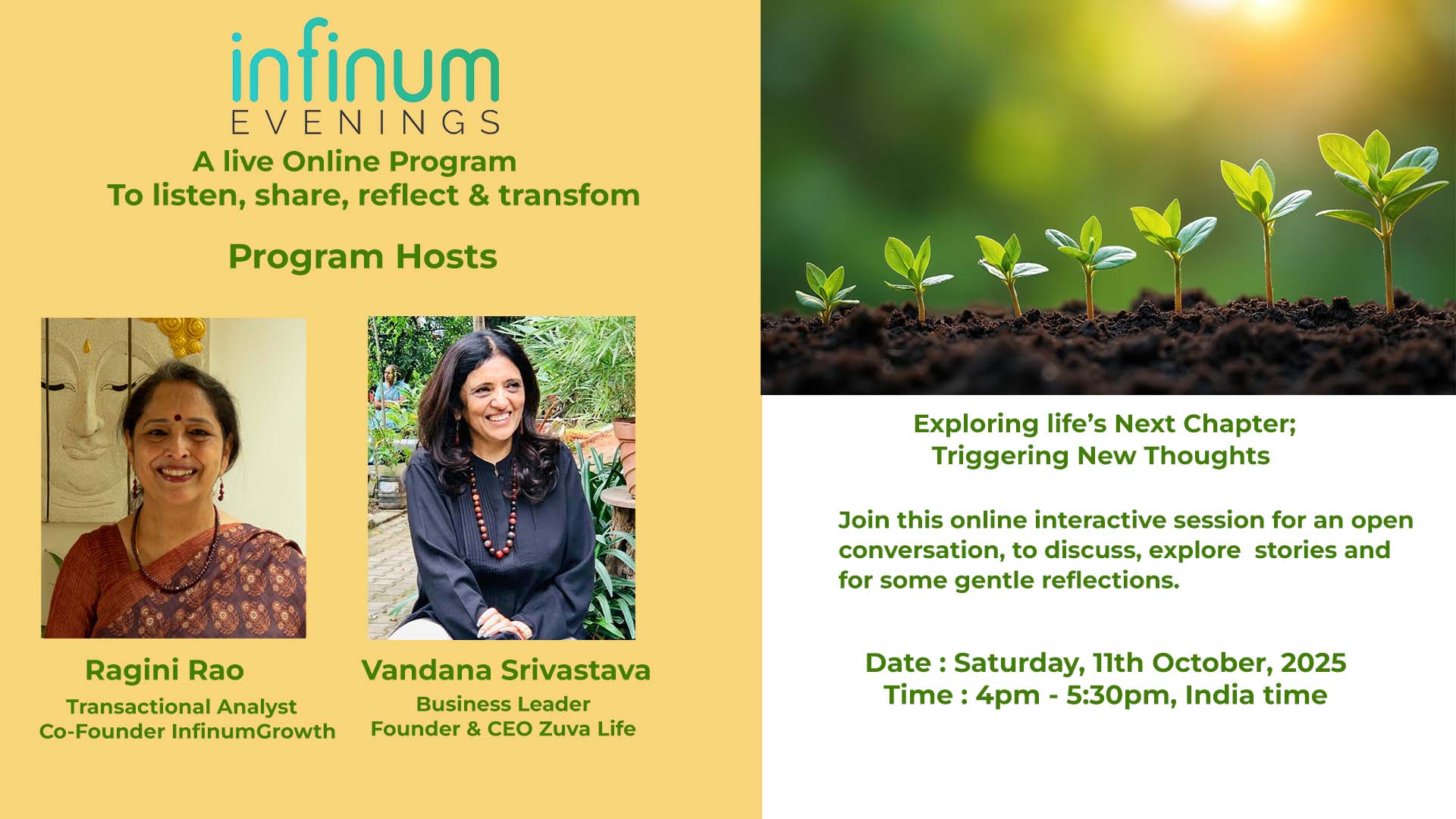 Infinum Evenings: Exploring Life’s Next Chapter-Triggering New Thoughts